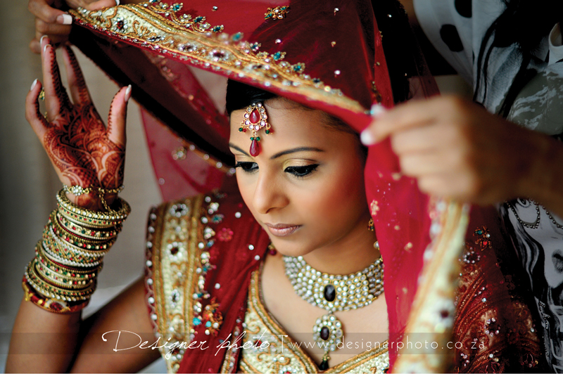 traditional indian bride getting ready destination indian wedding 