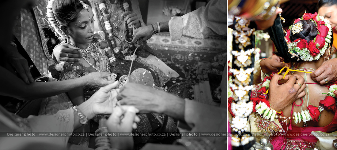 Tamil Bride tying of thali